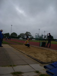Olivia Galloway earns some long jump points