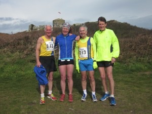 Ian, Angela, Dave and Geoff - AKA - No Longer Scott Free after the race