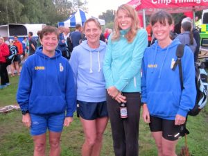 BAC's ladies' team, Purbeck 10k, Louise Price, Yvonne Tibble, Emma Dews and Nikki Sandell