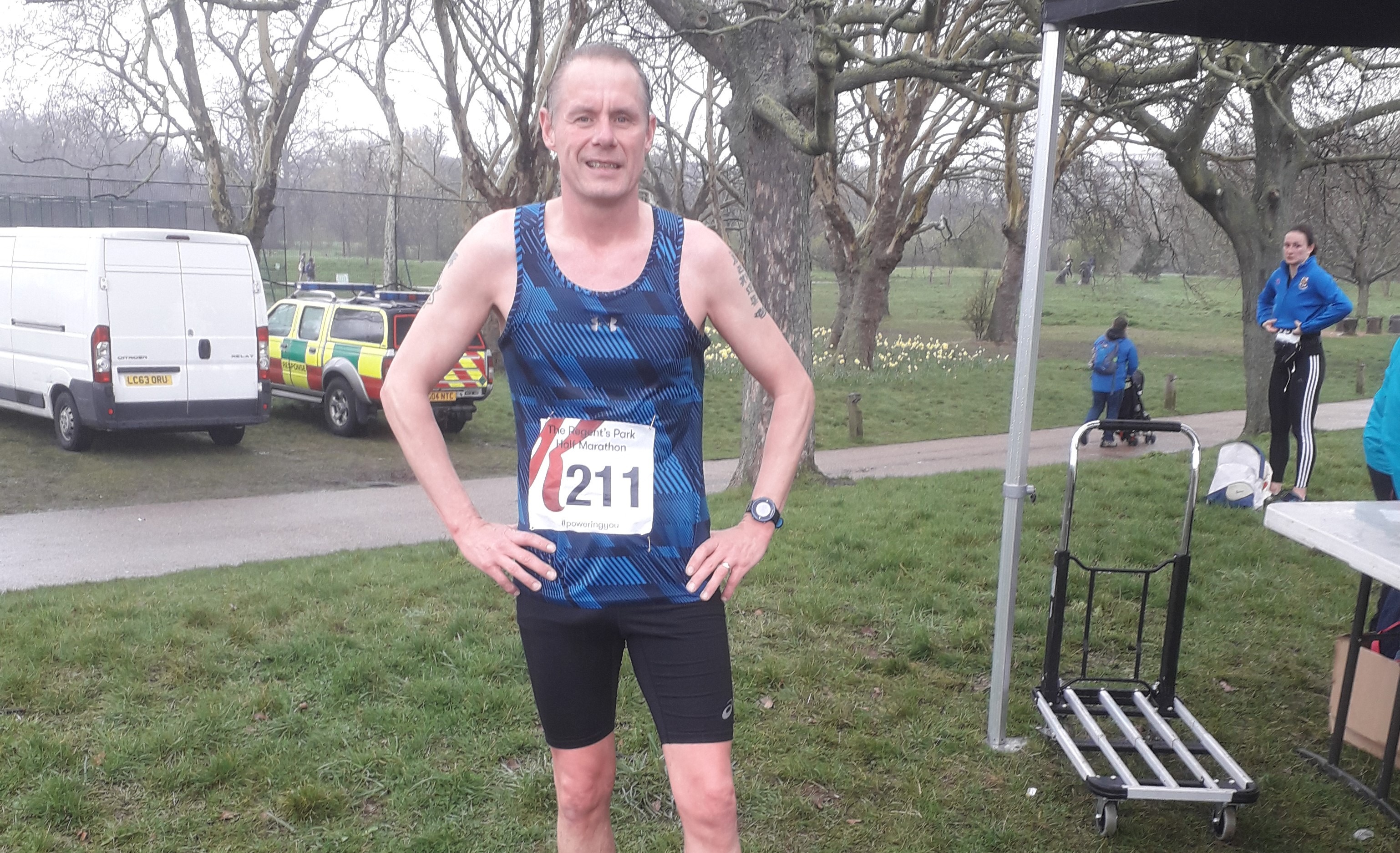Simon Hearn hits up Regents Park Half Marathon