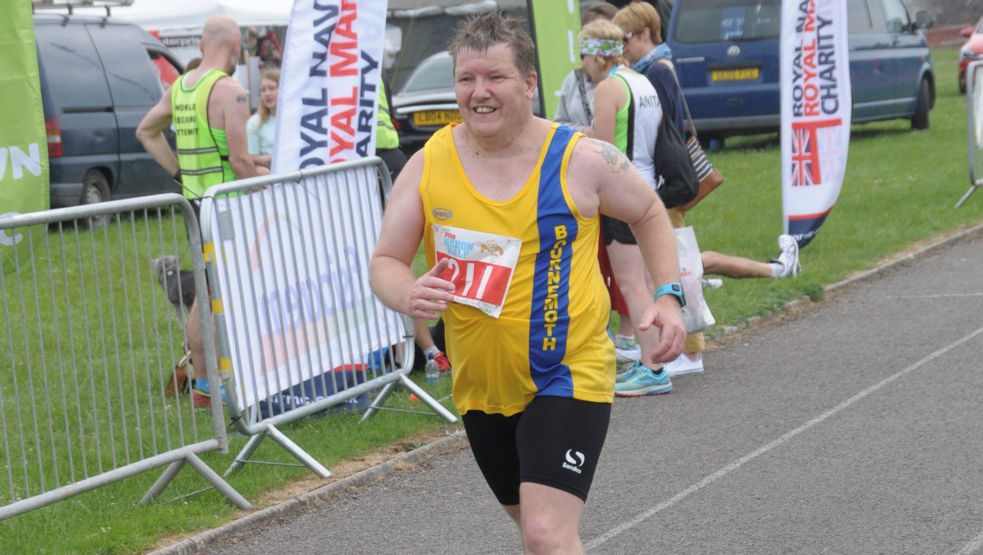 Julian Oxborough in Heron Half Marathon