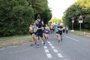 Kirsty Drewett and her dad Robert in Purbeck 10k