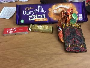 The Black Knight medal and goodies haul