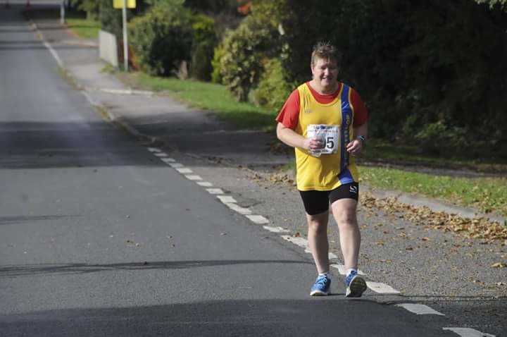 Julian Oxborough goes down road in Salisbury Half Marathon