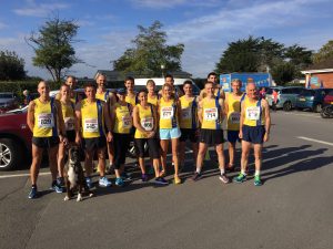 Bournemouth AC team at the Hoburne 5