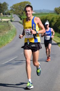 Stu Nicholas in the North Dorset Village Marathon