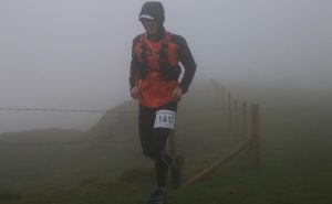 Ben Walliman attempts to find his way through the mist in the CTS Dorset Ultra Plus