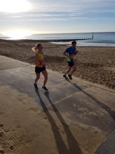 Katrina White in the Bournemouth Bay Run 10k