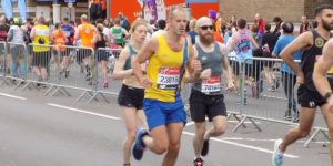 Rich Brawn in the hunt for sub-3 at the London Marathon