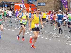 Steve Way in the London Marathon
