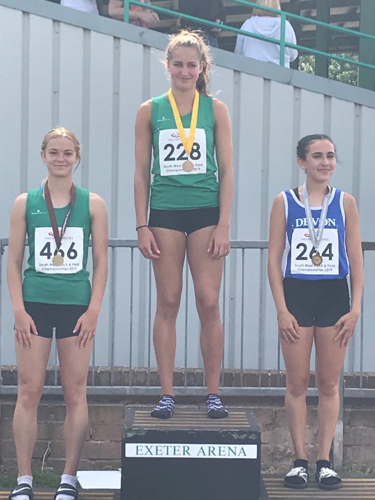 Medal Haul by BAC Athletes at 2019 SW Inter Counties Championships