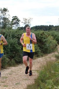 Mike White in the Lytchett Relays
