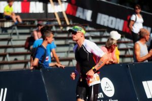 Paul Consani in action at the Ironman Vichy