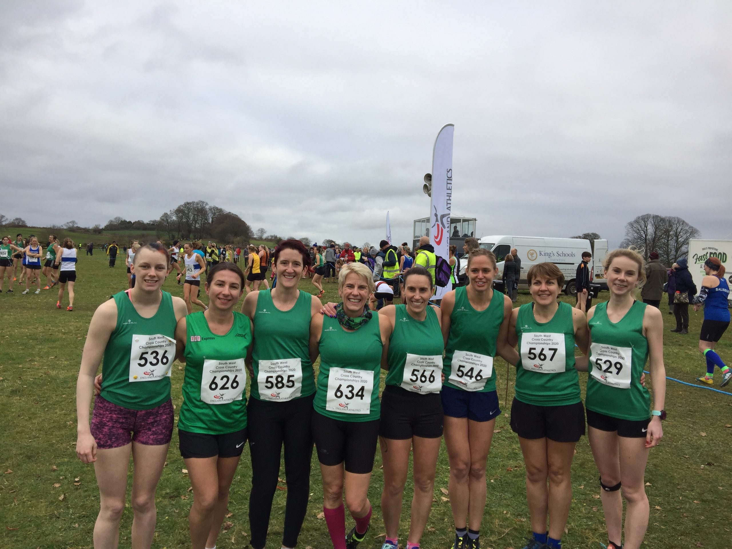 Dorset senior women's team for the South West Inter Counties