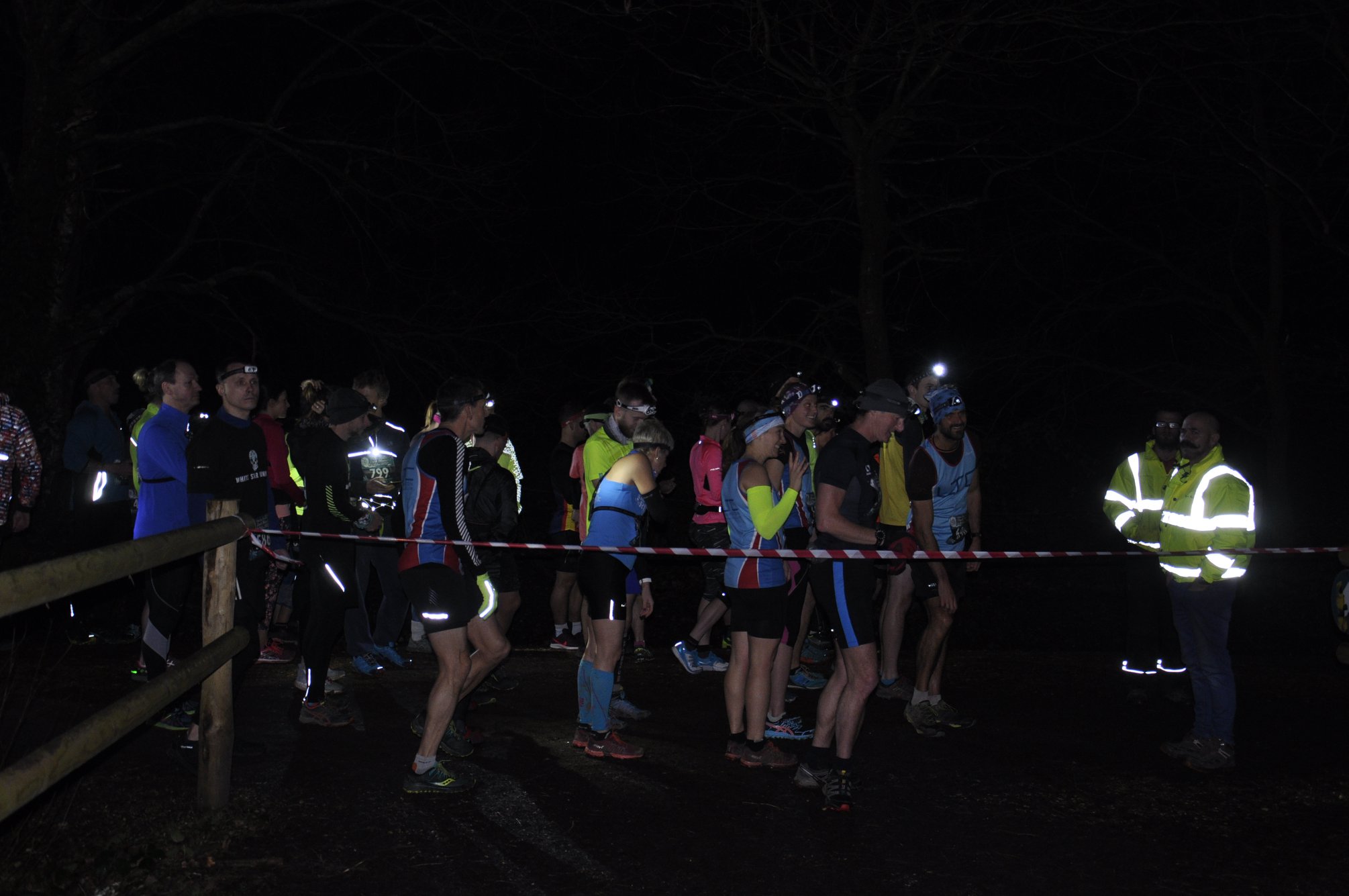 Mitch Griffiths lines up for the start of the Dark Moors 10 Mile race