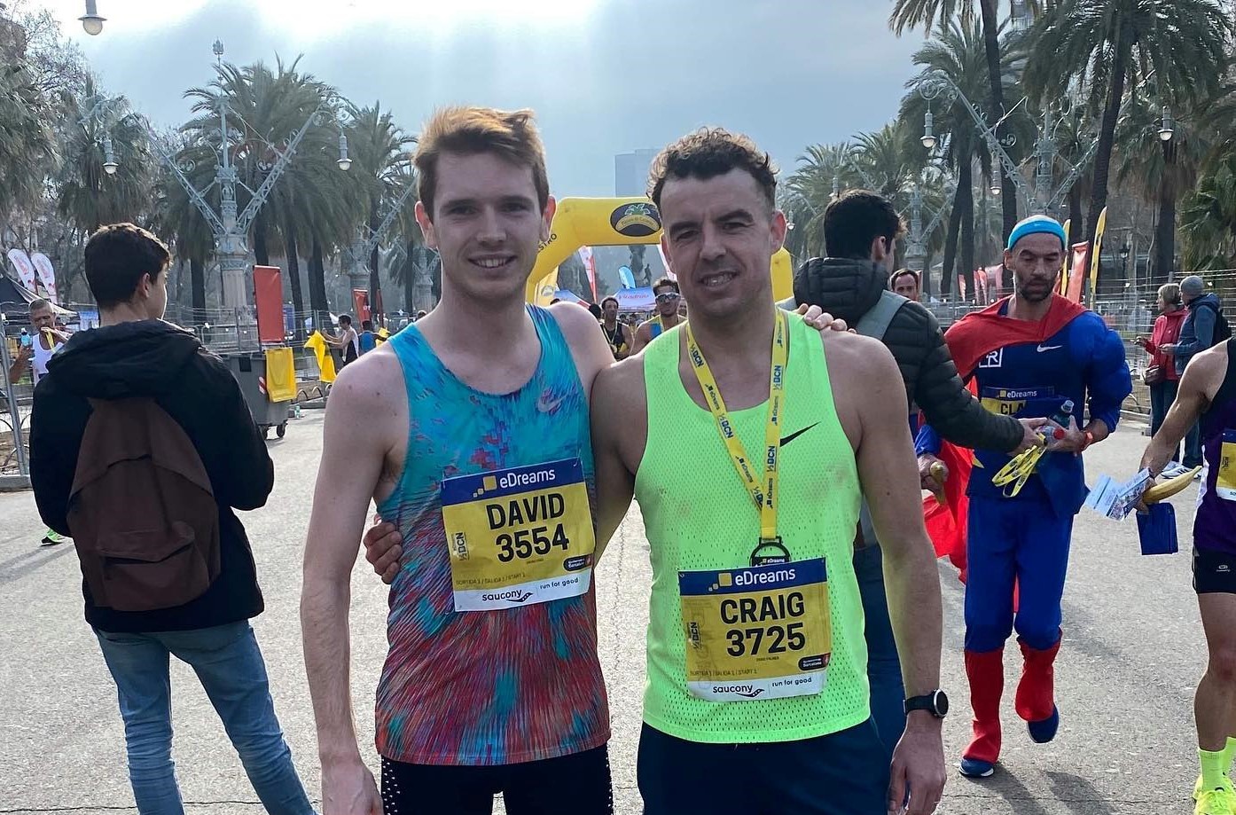 Dave Long and Craig Palmer hit the Barcelona Half Marathon