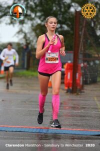 Lauren East in the Clarendon Marathon Relay