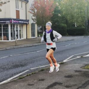 Natasha Lewis in the Run to the Sea 50k