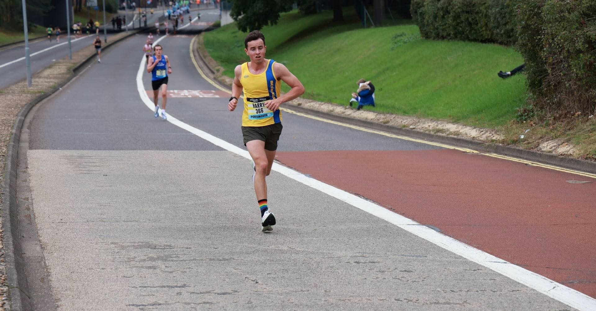 Harry Smith in the Great South Run
