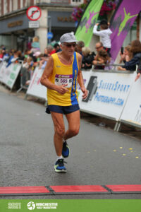 Ken Parradine in the Winchester Half Marathon