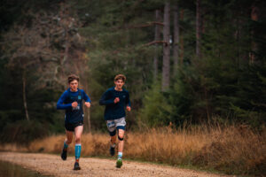 Oscar and Hugo in the Maverick New Forest Middle distance race