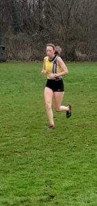 Elissa Clark in the Hampshire League Cross Country at Prospect Park