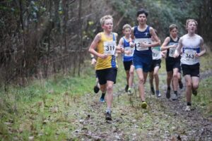 Archie Kilburn in the South West Cross Country Championships
