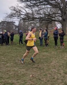 Harry Smith in the Hampshire League Cross Country at Prospect Park
