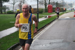 Ian Graham in action in the Round the Lakes 10k