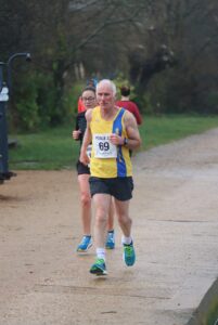Ian Graham gives his all in the Round the Lakes 10k