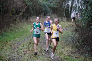 Isobel Cherrett in the South West Cross Country Championships