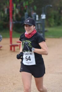 Kirsty Drewett enjoying the Round the Lakes 10k