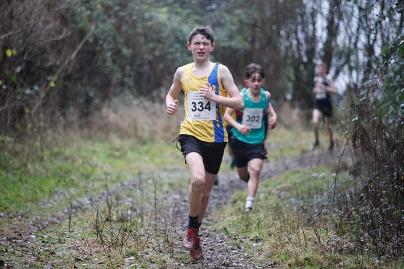Nathan Mearns in the South West Cross Country Championships