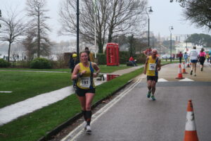 Nikki Whittaker and Ian Graham in the Round the Lakes 10k