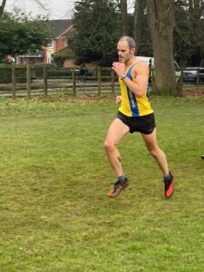 Rich Brawn in the Hampshire League Cross Country at Prospect Park