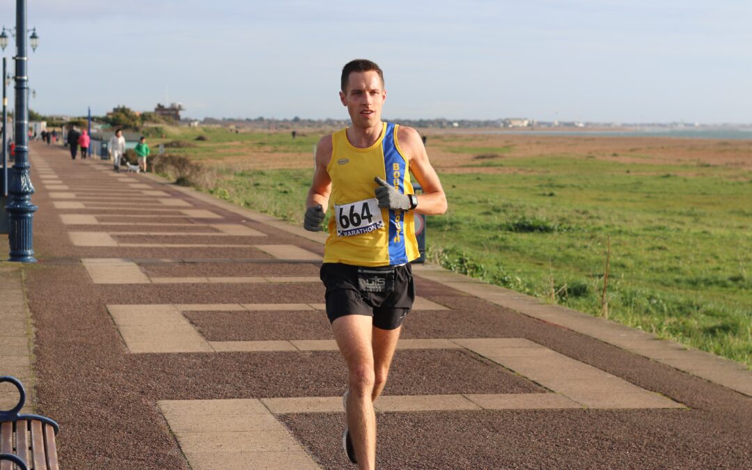 Stu Nicholas goes with the flow in Portsmouth Coastal Waterside Marathon