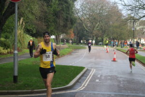 Trev Elkins in the Round the Lakes 10k