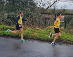 Steve Way and Stu Nicholas in the Blackmore Vale Half Marathon