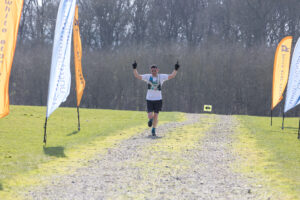 Chris O'Brien completing the Spring Larmer 20 Mile