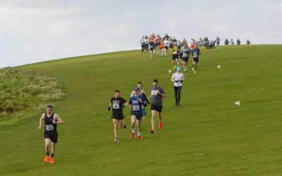 Windswept weather at Weymouth Bay 10k