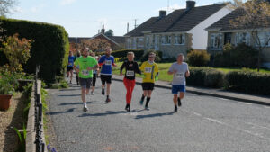 Adrian Townsend in action at the Marnhull 12k