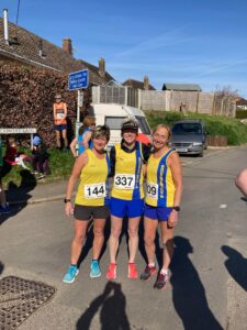 The BAC ladies team at the Marnhull 12k