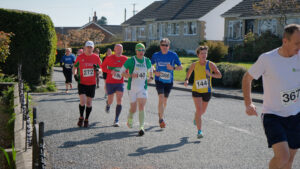 Louise Price in action at the Marnhull 12k