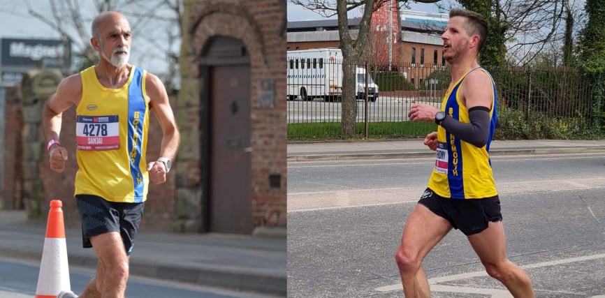 Ant Clark and Sanjai make the most at Manchester Marathon