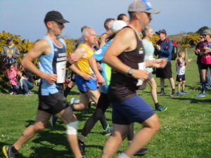 Dave Parsons in the 'Full Course' race at the Guernsey Easter Running Festival
