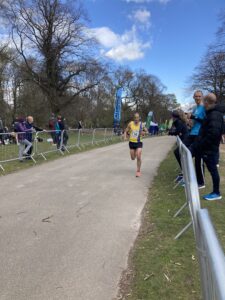 Rich Brawn on the 7th leg of the National Road Relays