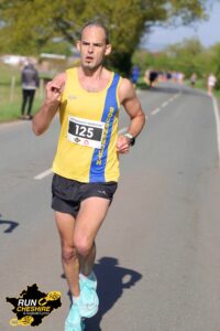 Rich Brawn in the Wrexham Elite Marathon