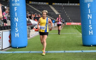 Helen Ambrosen earns her England stripes at Milton Keynes Marathon
