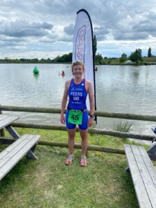 Caitlin Peers at the British Triathlon Age-Group Celebration Cup