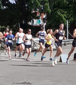 Caitlin Peers in the Round the Lakes 10k Summer edition